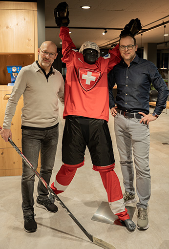 Daniel Aeschliamann und Florian Wüthrich