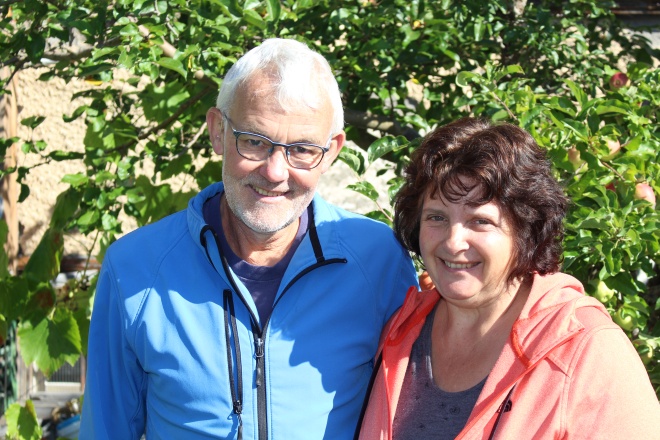 Fritz Perren, 63 Jahre alt, wohnt in St. Stephan mit Frau Edith