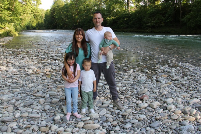 Tamara ist begeistert von ihren Kindern