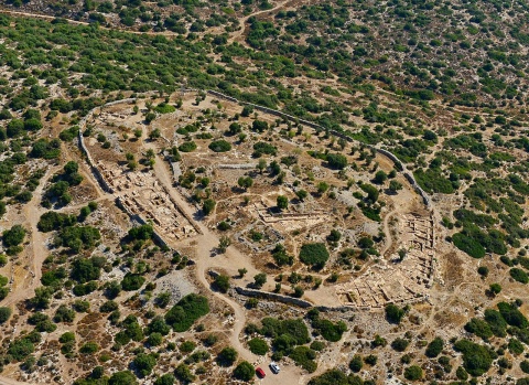 Nördliche Sicht auf Khirbet Qeiyafa