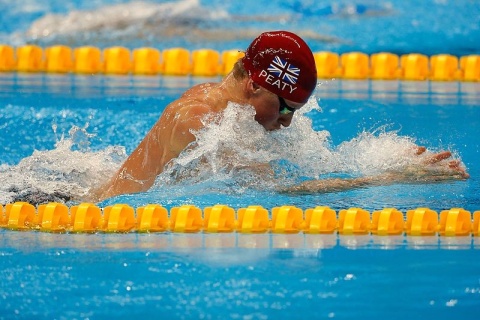 Adam Peaty an der Olympia 2016 in Rio