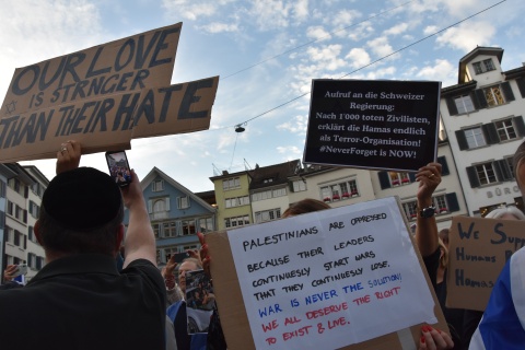 Solidaritäskundgebung in Zürich