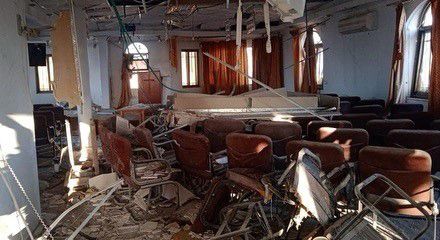 Die «Gaza Baptist Church» wurde schwer beschädigt.