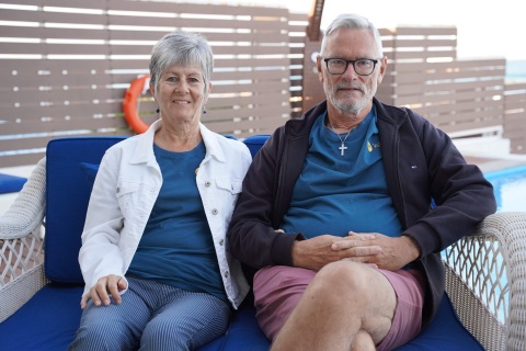 Erika und Johannes Wirth in Griechenland