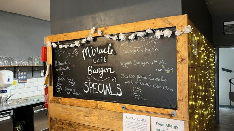 Das Menu vom Miracle Café