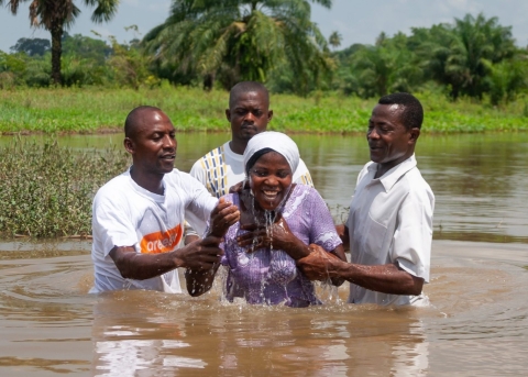 Taufe in Ghana