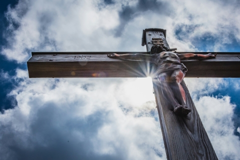 Jesus am Kreuz